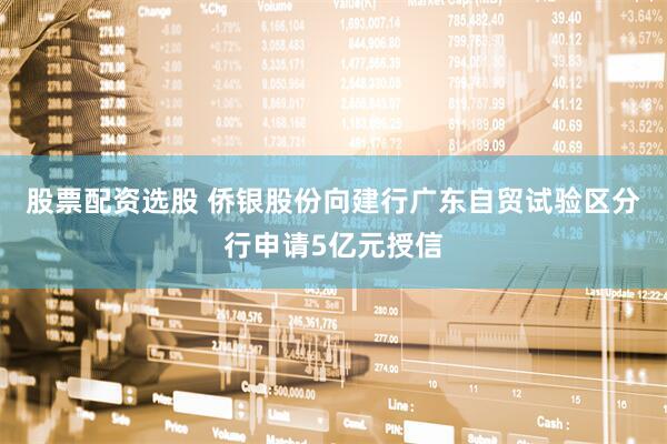 股票配资选股 侨银股份向建行广东自贸试验区分行申请5亿元授信